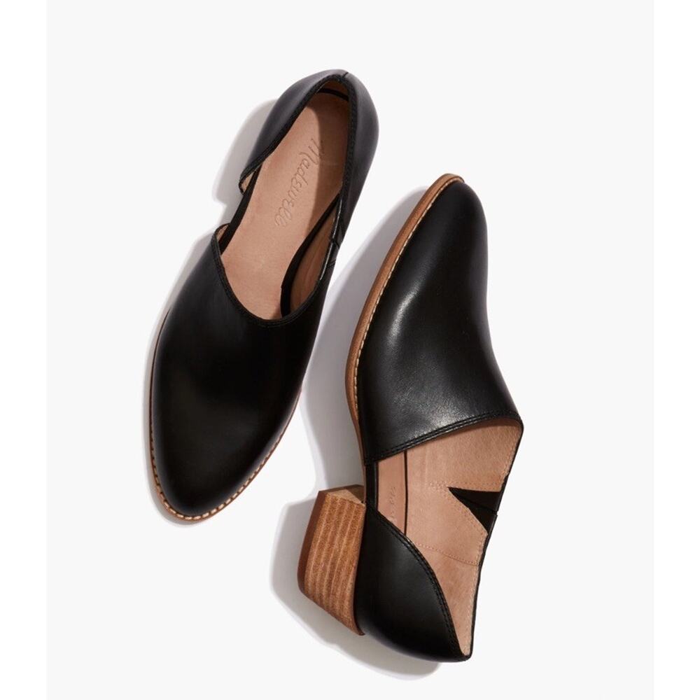Madewell The Lucie Shoe Women’s Sz.. 6 Leather Black